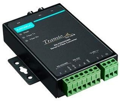 TCF-142-M-ST - RS-232/422/485 to Fiber Optical Multi Mode Converter with ST Conn