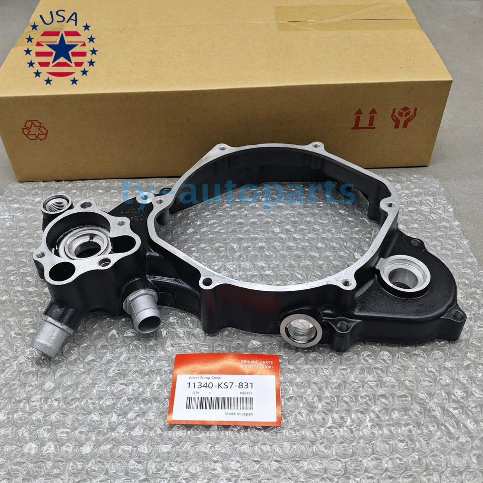 Right Crankcase Water Pump Cover Fits For Honda CR 250 R 1988-1989 USA Foto 4 de 4