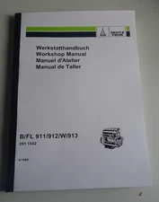 Werkstatt-Handbuch Deutz Motor B/FL 911 912 und 913, 228 Seiten, 5/1980
