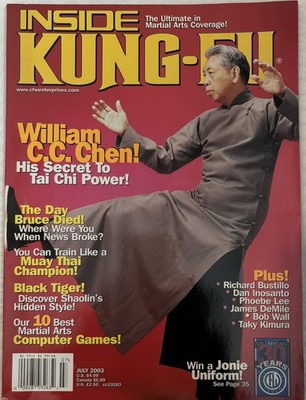 Inside Kung Fu July 2003 William C.C. Chen Bruce Lee Martial Arts