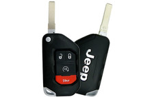 New Oem Bag Jeep 2018-2025 Wrangler Gladiator Smart Flip Key 68416784ad New Oem Bag Jeep 2018-2025 Wrangler Gladiator Smart Flip Key 68416784ad