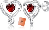 Ohrringe Silber 925 Herz Ohrstecker Zirkonia Schmuck Geschenk FüR Damen
