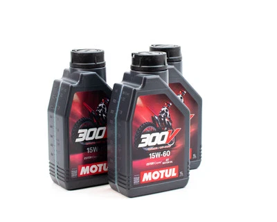 Huile Moteur MOTUL 300V OFF ROAD 15W60 3L - Photo 1/2