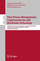 Data Privacy Management, Cryptocurrencies And Blockchain Technology Taschenbuch