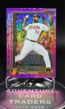 2025 Topps Series 2 Pink Holo Foil Felix Bautista #423 Baltimore Orioles