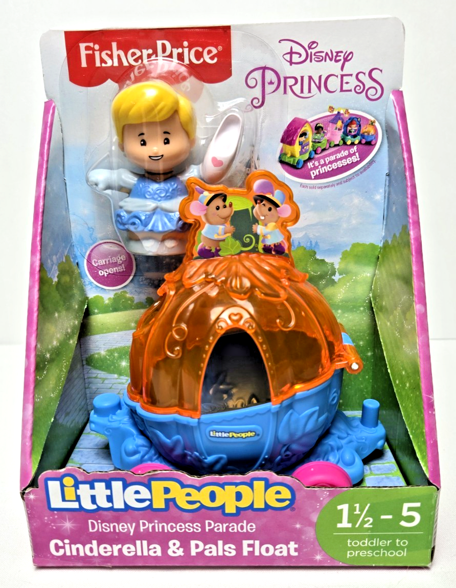 Fisher Price Little People Disney Princess Float Cinderella Carriage NEW