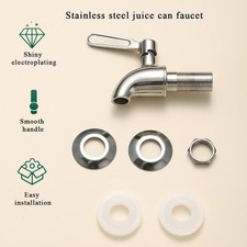 Beverage Dispenser Replacement Spigot No Leakage Stainless Steel Water Dispenser