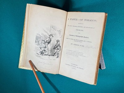 A Paper of Tobacco, Written by Joseph Fume, First Edition