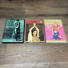 Belly Dance Instructional 3-DVD Lot - Suhaila, Neon, Magical Belly Dance