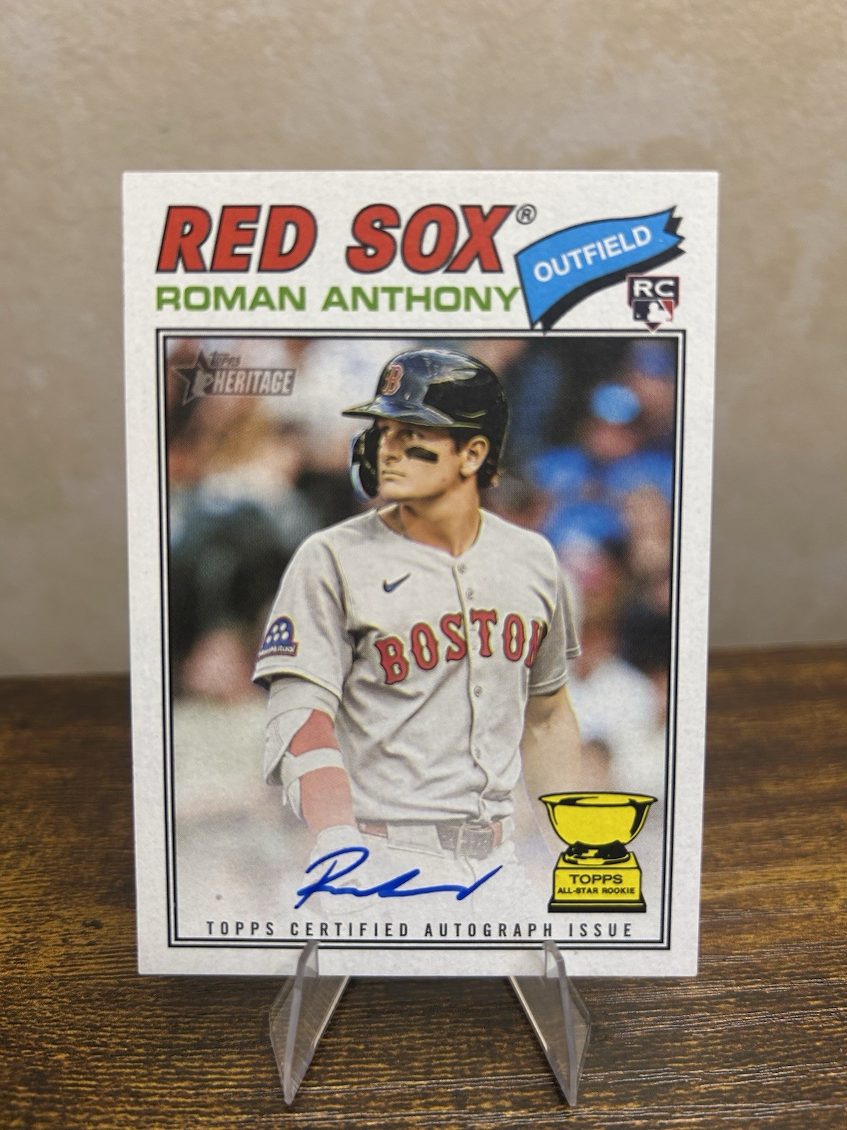 2026 Topps Heritage - Real One Autographs Roman Anthony #ROA-RAN (AU, RC)