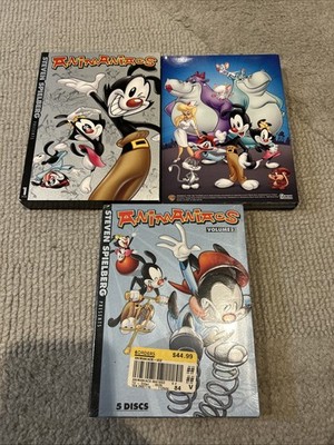 Animaniacs Volumes 1 & 2 DVD Set - 10 Discs One Sealed One Opened