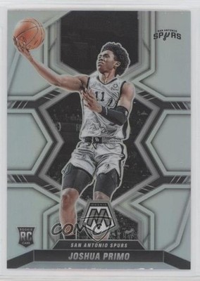2021-22 Panini Mosaic Rookies Silver Prizm Joshua Primo #204 0b3