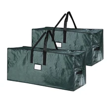 2sets Heavy Duty Christmas Tree Bags Waterproof Large Storage up to 7.5ft Trees