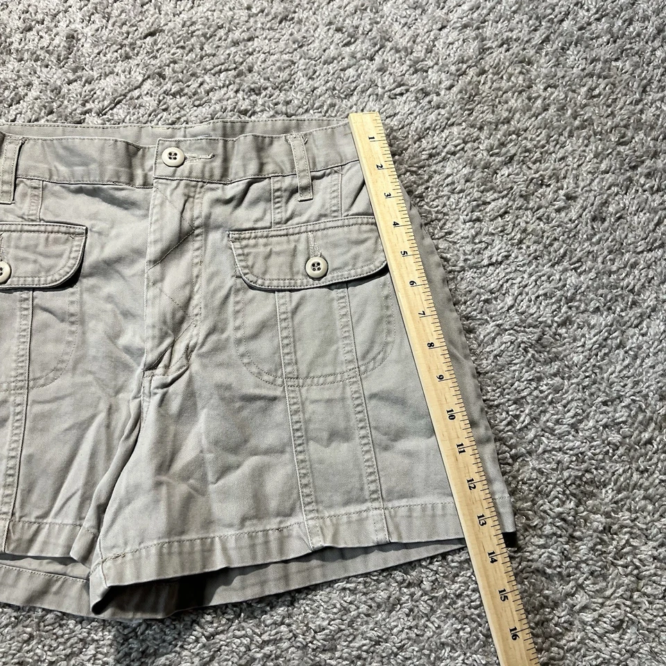 Pantalones Cortos Xhilaration Y2k Beige Tostado Caqui Bolsillos 9 Algodón 28x3 Sueltos Chinos De Colección Foto 2 de 4