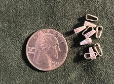 8X3mm Srebro szterlingowe Wisiorek Zatrzaski Bails - ilość to 10 przedmiotów