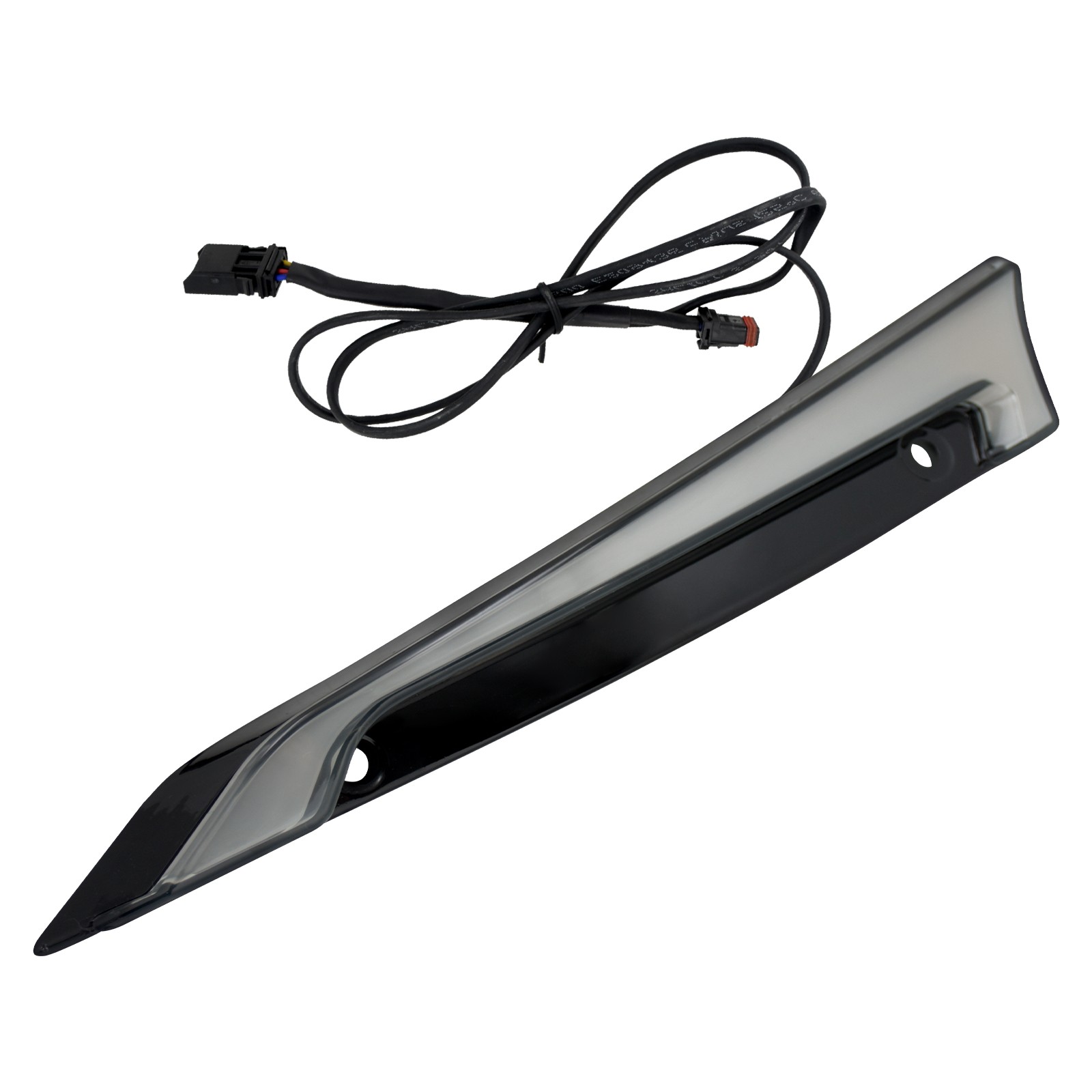 1Pair Smoke Windshield Trim Light LED Accent Fit For Harley Road Glide 2015-up