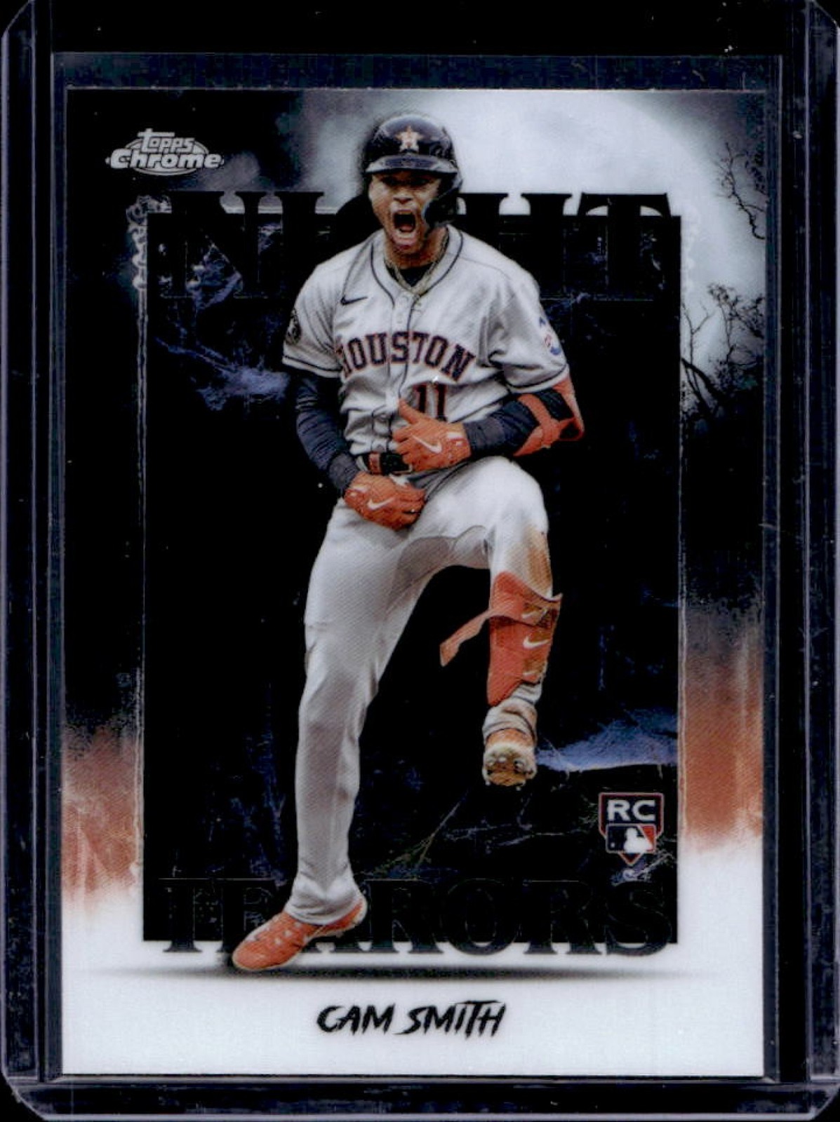 2025 Topps Chrome Update Cam Smith Night Terrors RC Rookie #NT-19 Astros