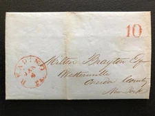 1849 Letter with California Gold Rush Content