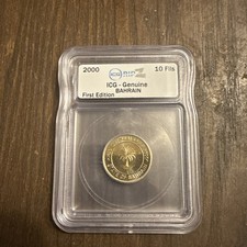 2000 10 Fils ICG Bahrain first Edition