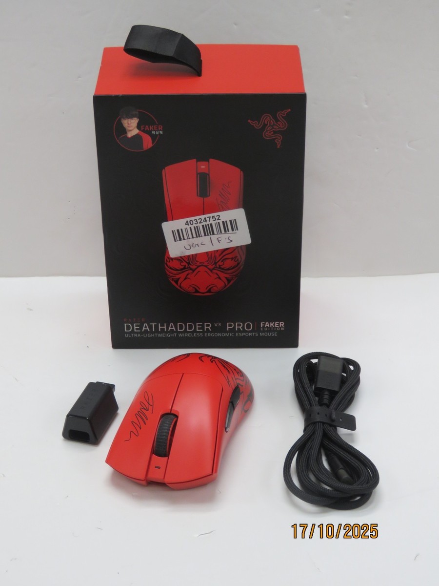 Razer DeathAdder V3 Pro Wireless Gaming Mouse - Faker Edition