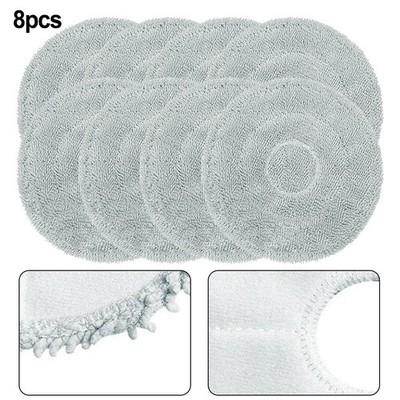 8 Pack Replacement Mop Cloths for Cecotec For Conga M100 Spin AI Robot Floor