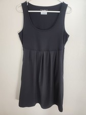 Columbia Omni-Shade Sun Protection Black Sleeveless Activewear Dress Size M