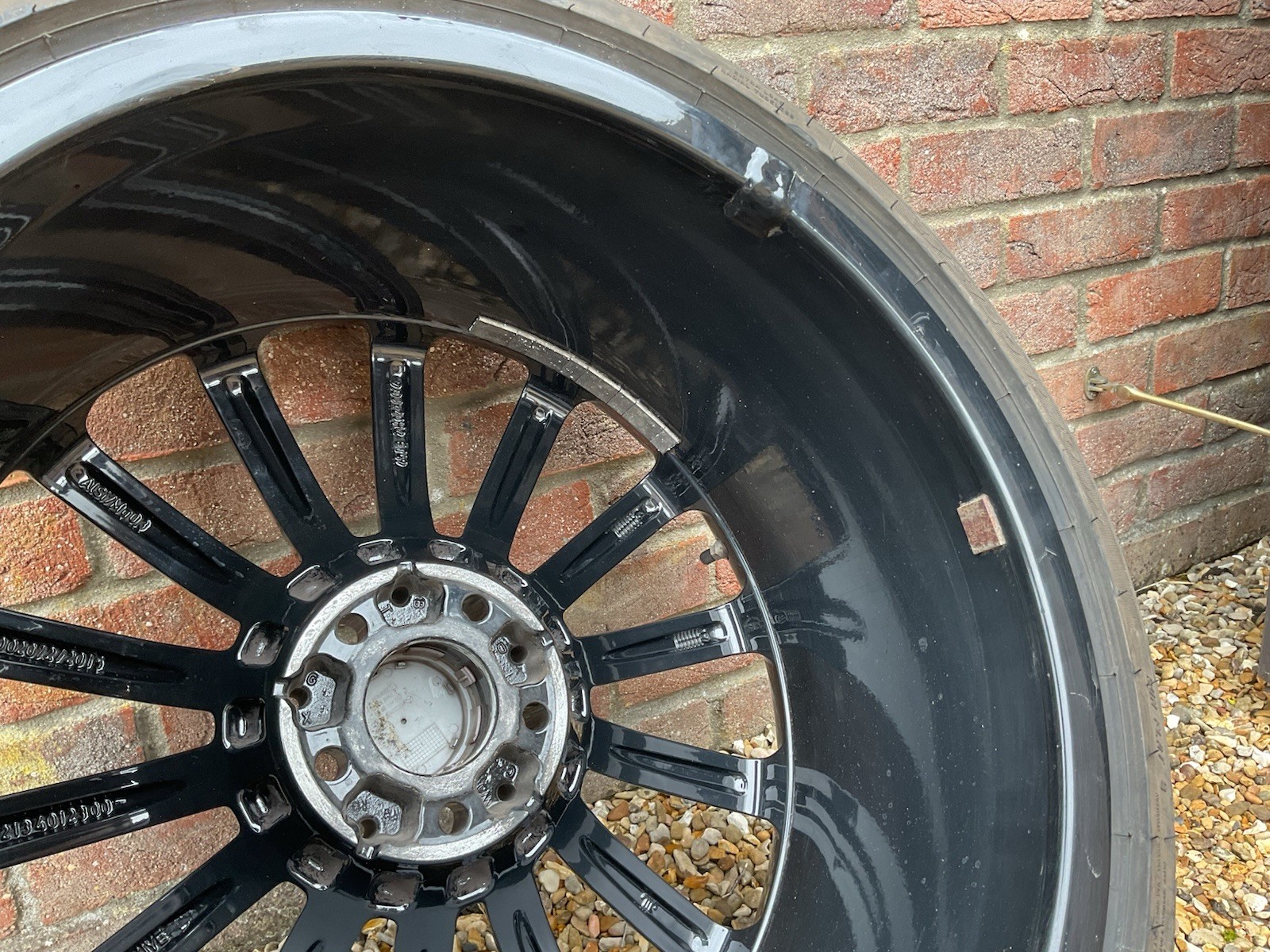 Mercedes-Benz AMG 20” Black Turbine Alloy Wheels Removed from 2017 E Class S213 - Image 12