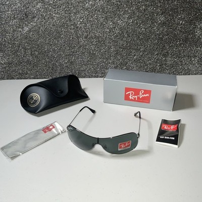Original Ray-Ban Herren Sonnenbrille + Etui RB3211 004/71 Large 125 3N Neu