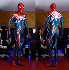 Spiderman Cos Velocity Jumpsuit Spider-man Cosplay Costume Adult Kids Halloween