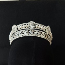Royal Drop Water Bride Crowns Tiaras Crystal Wedding Hair Accessory