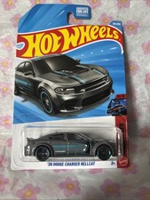 Hot Wheels 2020 Dodge Charger Hellcat #134 Nightspeed 10/10 New Grey