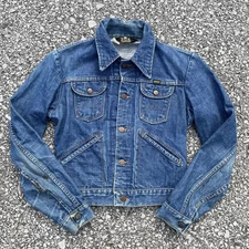 VTG Maverick Blue Bell Jacket Mens Small 34 Blue Denim Western Wrangler 60s USA