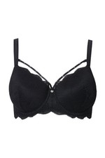 TruYou Damen gro&szlig;e Gr&ouml;&szlig;en B&uuml;gel BH Zierb&auml;nder abnehmbar Softcups 837936