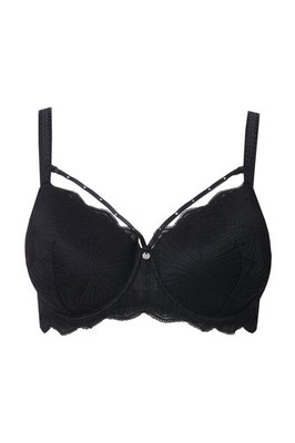 TruYou Damen große Größen Bügel BH Zierbänder abnehmbar Softcups 837936