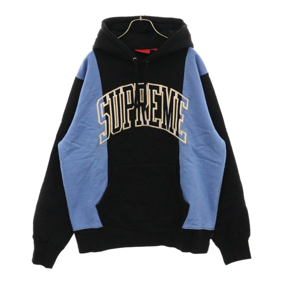 Sweat à capuche arc lambrissé SUPREME 19AW panneau arc noir bleu occasion 748