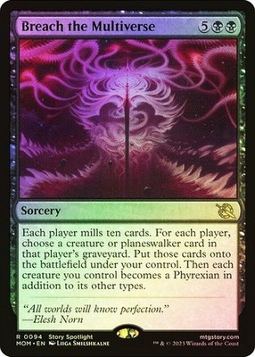 Breach the Multiverse Foil x1 March of the Machine MTG Magic the Gathering Black | eBay Breach the Multiverse Foil x1 March of the Machine MTG Magic the Gathering Black | eBay