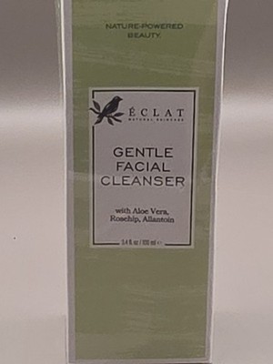 Eclat Gentle Facial Cleanser Green Tea Aloe 3.4 Oz Vegan & Soy Free Clean Beauty
