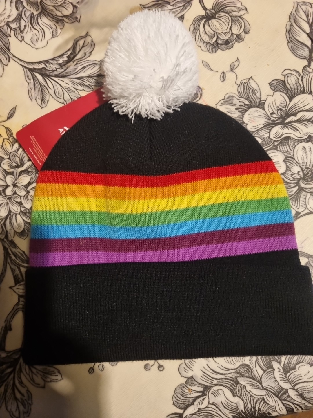 Atari Embordered Official Rainbow  Beanie Hat (RA… - image 3