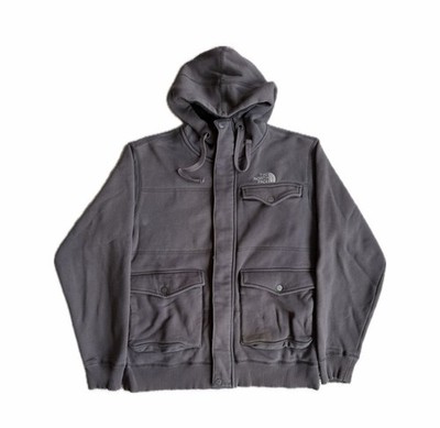 The North Face Men s Heavyweight Zip Up Button Closure Balaclava Jacket, Size M