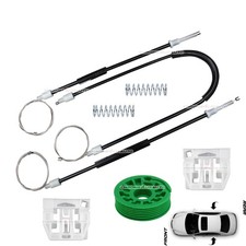 03 - 11 FOR MASERATI QUATTROPORTE REAR RH & LH WINDOW REGULATOR KIT 3 CABLES