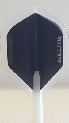 R4X Delta Clear Standard Dart Flights