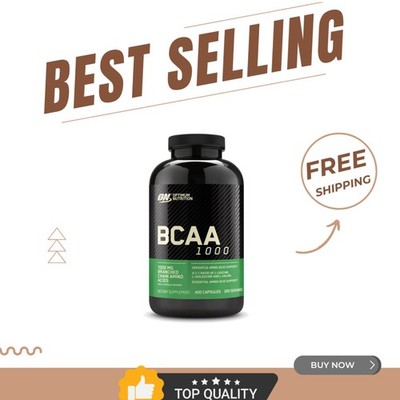 Keto-Friendly 400 Count BCAA Capsules - Instantized Essential Amino Support