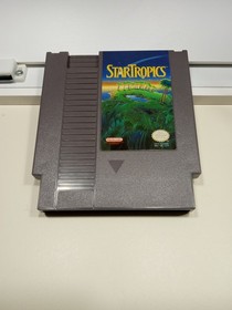 Nintendo NES Game Cartridge StarTropics 1985 Not Recently Tested 