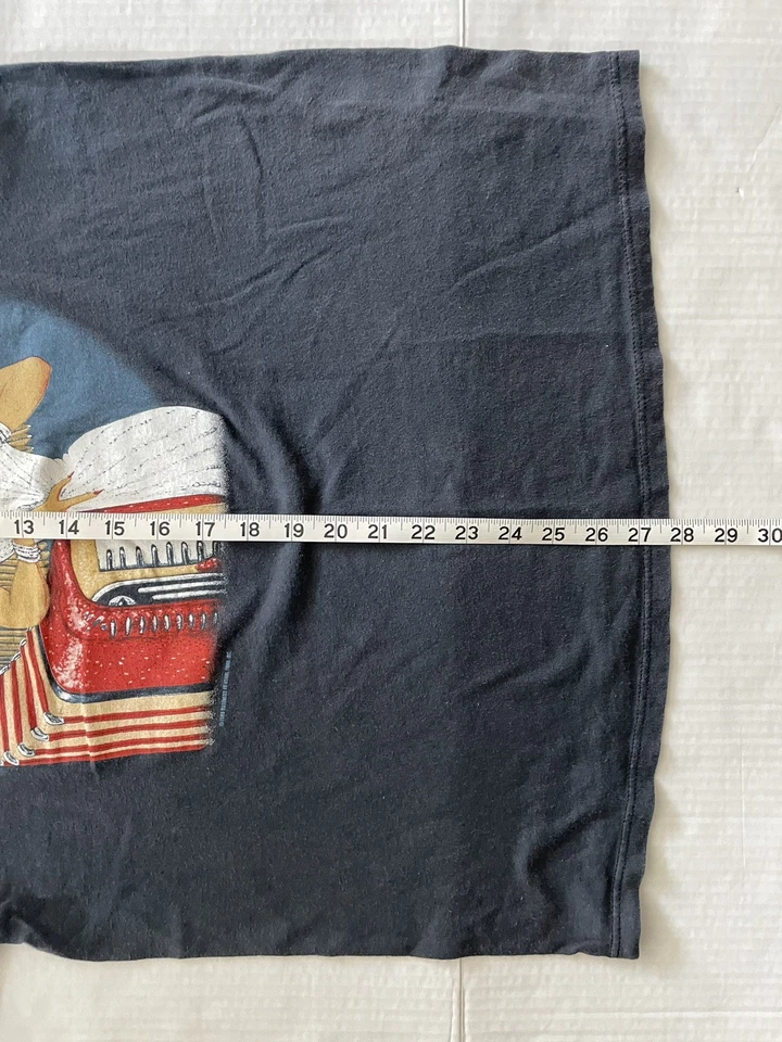 VINTAGE 1988 LITTLE FEAT Roll Right Thru  Tour T-shirt X-LARGE EXC  2-sided - Image 4 of 4