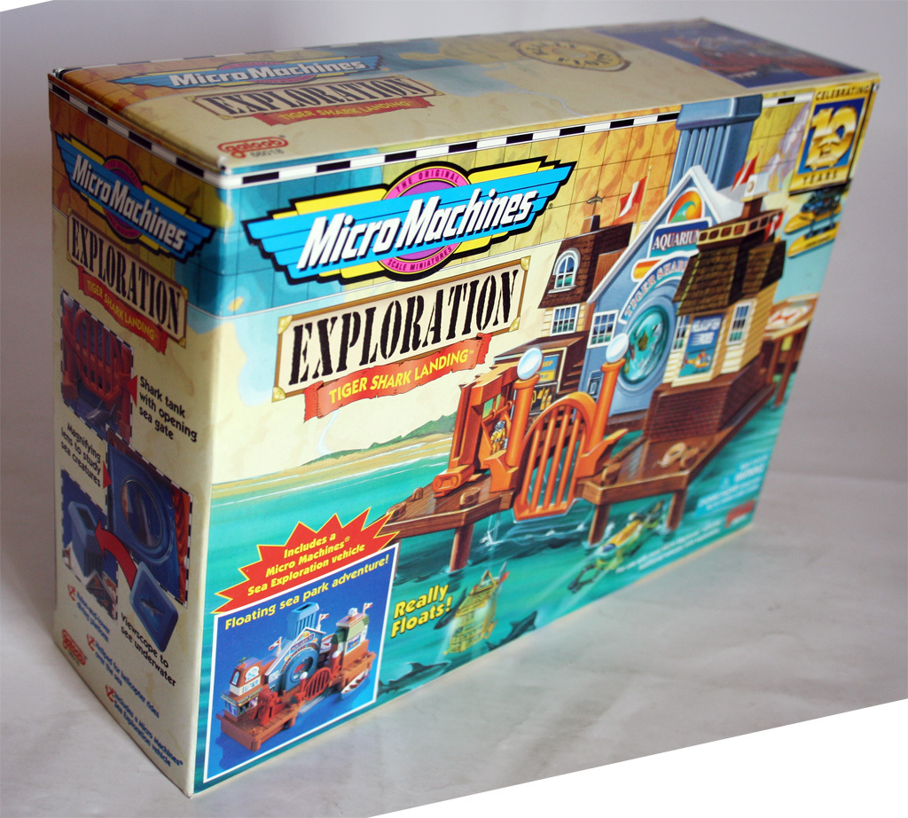 VINTAGE 1996 MICRO MACHINES EXPLORATION TIGER SHARK LANDING GALOOB