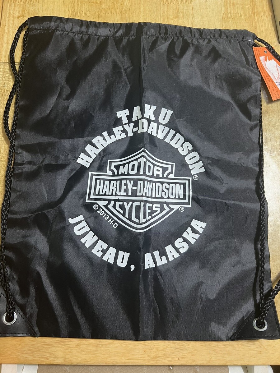 harley davidson small bag with drawstrings from taku alaska