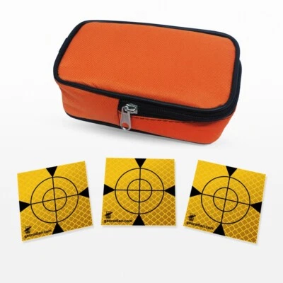 Reflex Zielmarken 40x40 mm selbstklebend, Gelb, 100 Stück! Tasche kostenlos