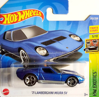 HOT WHEELS 202/250 - ' 71 LAMBORGHINI MIURA SV - HW EXOTICS 5/10 - OVP - B2