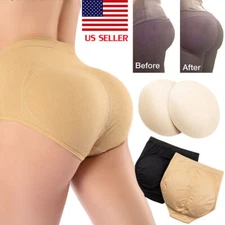 Booty Shaper Padded Underwear Panty Women's FAKE ASS Butt Lifter & Hip Enhancer
