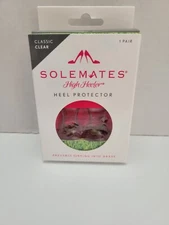 New! Solemates High Heeler 1 Pair - Clear Heel Protectors - New - Fast Free Ship